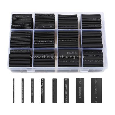 Black Color 650pcs Heat Shrink Tubing Kits